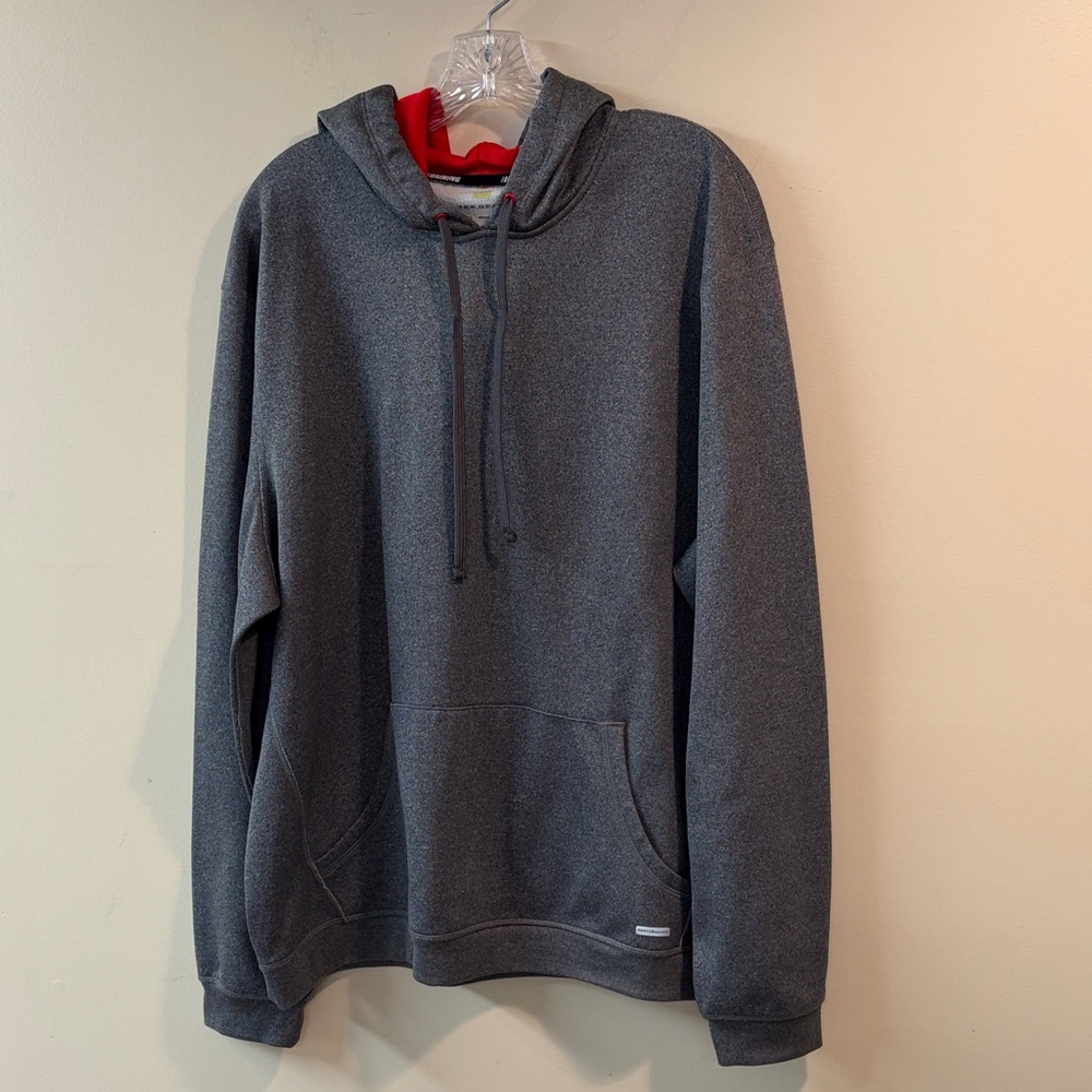 Tech Gear Performance Charcoal Gray Men's Hoodie